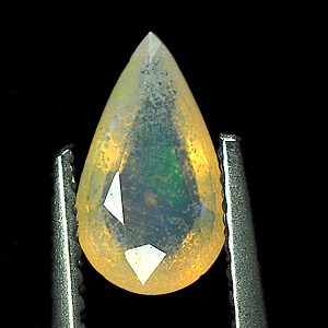 0.50 Ct. Pear Natural Multi Color Opal Sudan Unheated