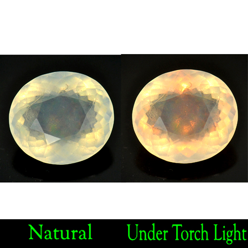 3.81 Ct. Oval Shape Natural Multi Color Opal Unheated