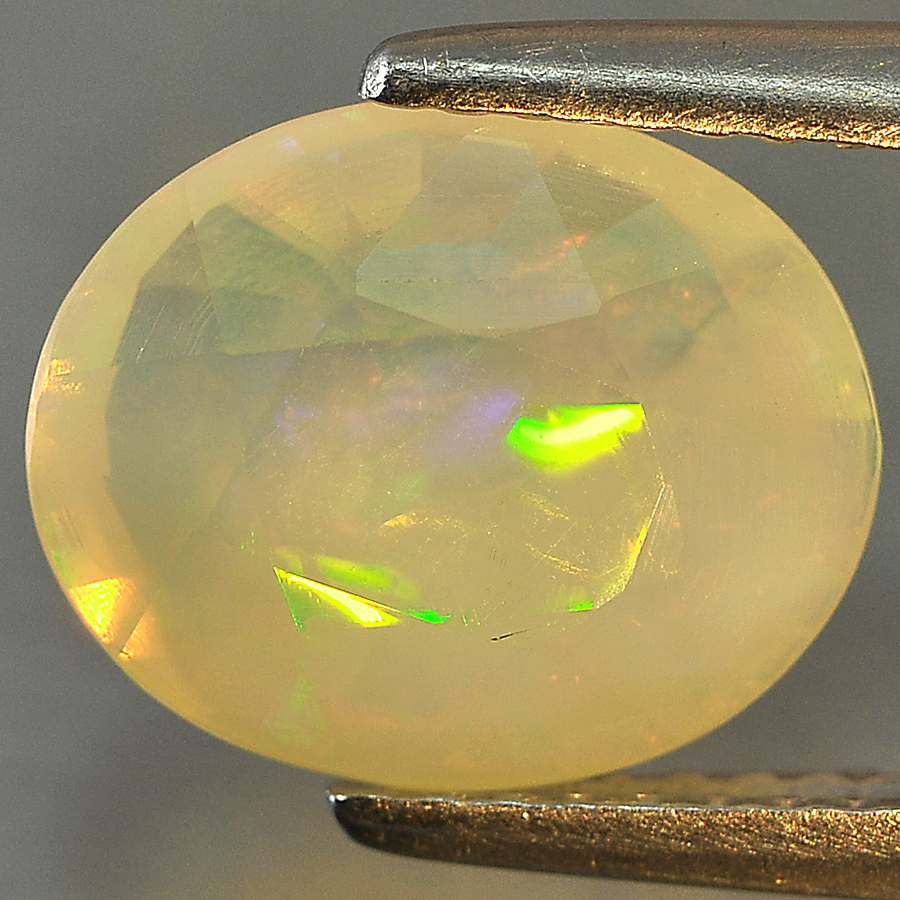 1.70 Ct. Oval Natural Multi Color Opal Sudan Unheated