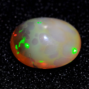 1.32 Ct. Oval Cab Natural Multi Color Opal Sudan Gem