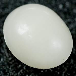 0.56 Ct. Oval Cab Natural Gem White Color Opal Sudan