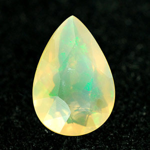 0.58 Ct. Pear Natural Gem Multi Color Opal Unheated Gem