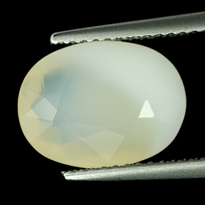 3.12 Ct. Oval Natural White Color Opal Sudan Unheated