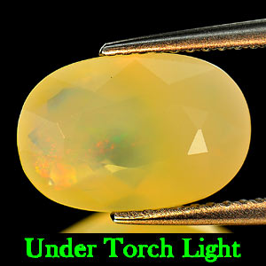 2.44 Ct. Oval Natural Multi Color Opal Sudan Unheated