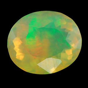 0.59 Ct. Oval Natural Multi Color Opal Unheated Sudan