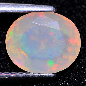 Unheated 1.41 Ct. Oval Natural Multi Color Opal Sudan