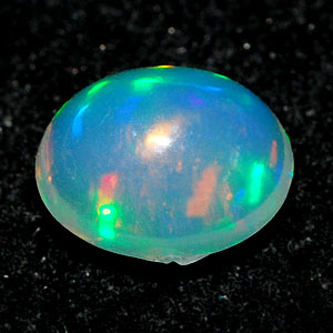 0.55 Ct. Oval Cabochon Natural Multi Color Opal Sudan