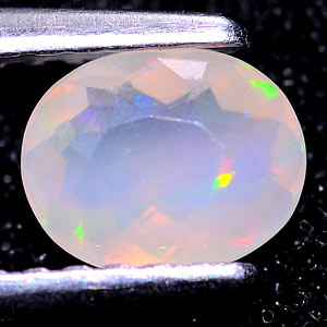 0.41 Ct. Oval Natural Multi Color Opal Sudan Unheated