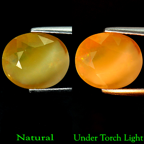 Unheated 3.96 Ct. Natural Multi Color Opal Sudan Gem