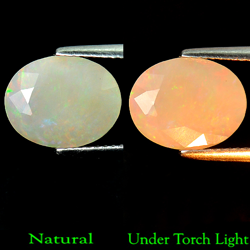 3.53 Ct. Oval Natural Multi Color Opal Sudan Unheated