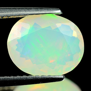 1.70 Ct. Oval Natural Multi Color Opal Sudan Unheated