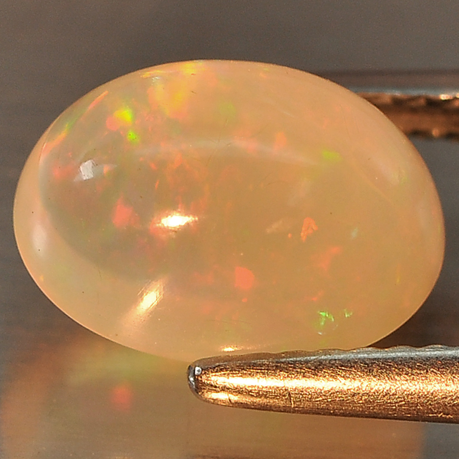 2.28 Ct. Oval Cabochon Natural Multi Color Opal Sudan