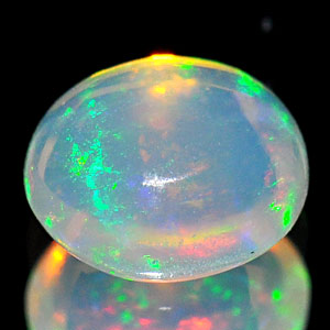 0.53 Ct. Oval Cab Natural Multi Color Opal Sudan Gem