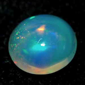 0.53 Ct. Oval Cabochon Natural Multi Color Opal Sudan