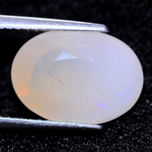 Unheated 3.80 Ct. Oval Natural Multi Color Opal Sudan