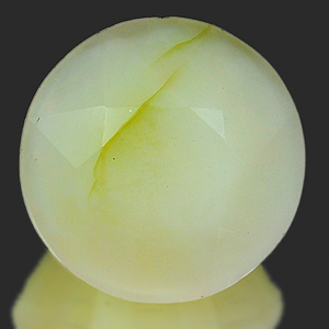 3.14 Ct. Round Natural Yellowish White Opal Unheated