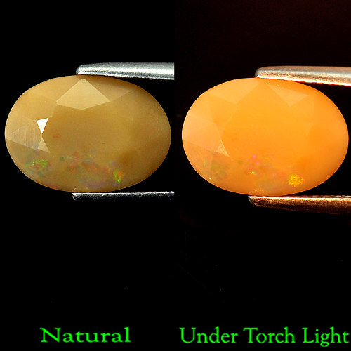 Unheated 3.50 Ct. Oval Natural Multi Color Opal Sudan