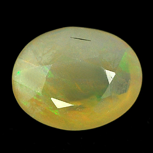 1.03 Ct. Oval Natural Multi Color Opal Sudan Unheated