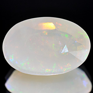 6.10 Ct. Oval Natural Multi Color Opal Sudan Unheated