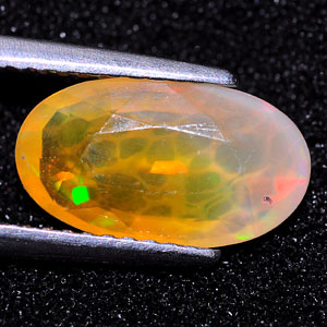 1.82 Ct. Oval Natural Multi Color Opal Sudan Unheated