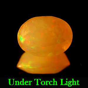 1.77 Ct. Oval Natural Multi Color Opal Sudan Unheated