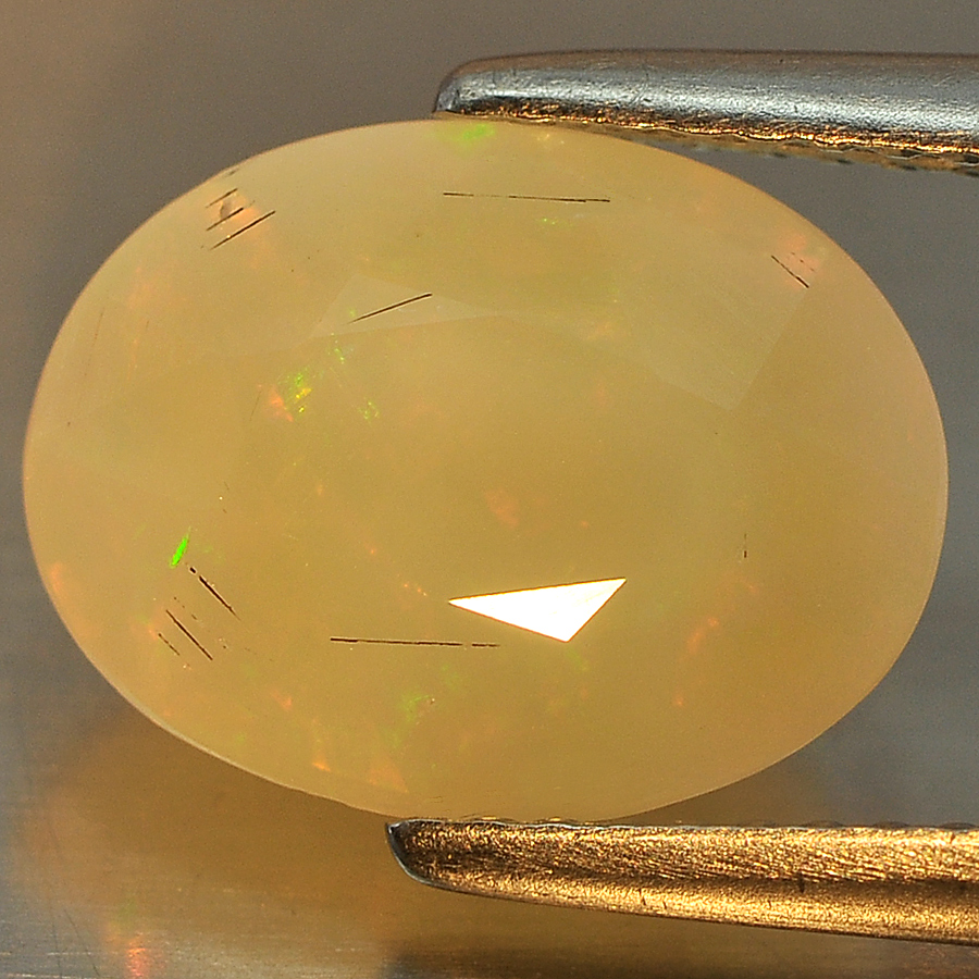 2.84 Ct. Oval Natural Multi Color Opal Sudan Unheated
