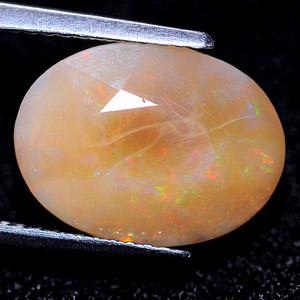 4.98 Ct. Oval Natural Multi Color Opal Sudan Unheated