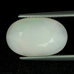6.59 Ct. Oval Natural Multi Color Opal Sudan Unheated