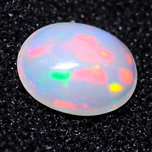 0.47 Ct. Oval Cabochon Natural Multi Color Opal Sudan