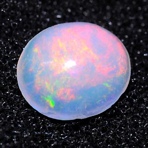 0.40 Ct. Oval Cabochon Natural Multi Color Opal Sudan