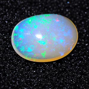0.58 Ct. Oval Cabochon Natural Multi Color Opal Sudan