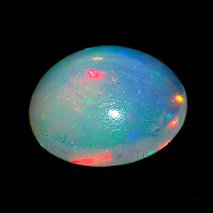 0.55 Ct. Oval Cabochon Natural Multi Color Opal Sudan