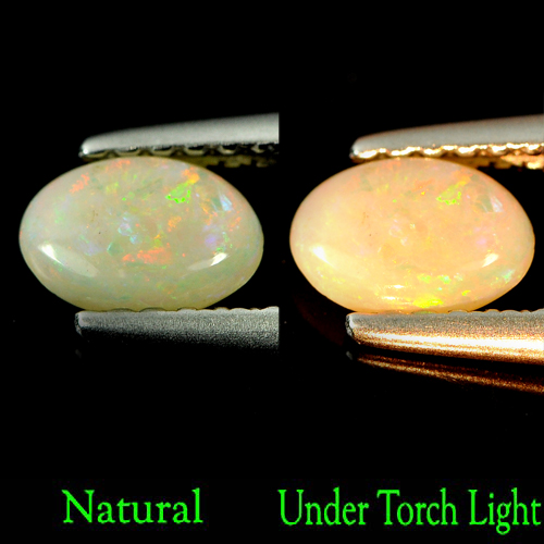0.28 Ct. Oval Cabochon Natural Multi Color Opal Sudan