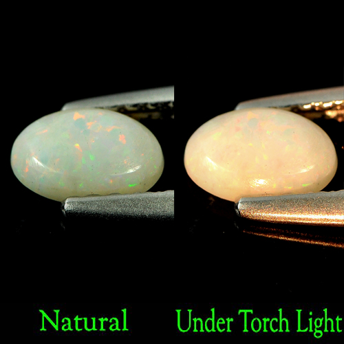 0.31 Ct. Oval Cabochon Natural Multi Color Opal Sudan