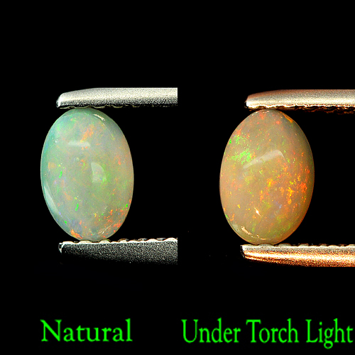 0.31 Ct. Oval Cabochon Natural Multi-Color Play Of Colour Opal