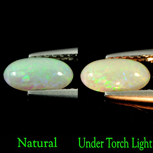 0.41 Ct. Oval Cabochon Natural Multi Color Opal Sudan