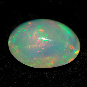 0.42 Ct. Oval Cabochon Natural Multi Color Opal Sudan