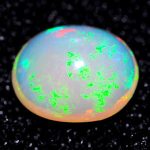 0.42 Ct. Oval Cabochon Natural Multi Color Opal Sudan