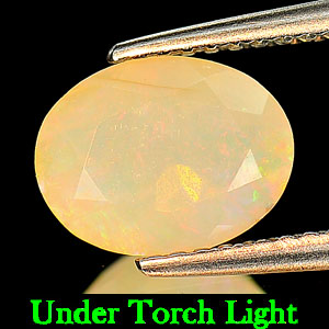 Unheated 1.09 Ct Oval Shape Natural Multi Color Opal