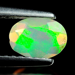 0.34 Ct Oval Shape Natural Multi Color Opal Unheated