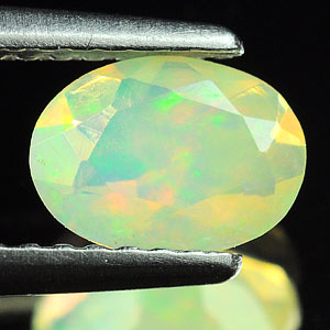 0.42 Ct. Oval Shape Natural Multi Color Opal Unheated