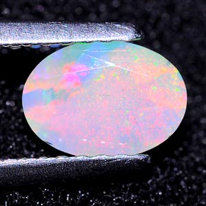 0.47 Ct. Oval Shape Natural Multi Color Opal Unheated
