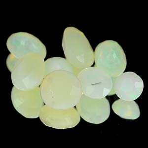2.04 Ct. 8 Pcs. Natural Multi Color Opal Unheated Gems