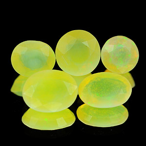 2.62 Ct. 5 Pcs. Natural Multi Color Opal Unheated Gems