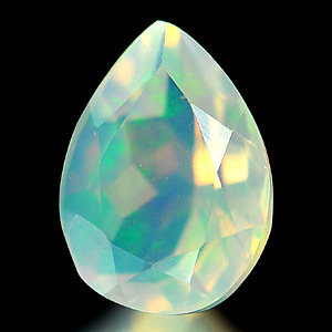 0.52 Ct. Charming Natural Opal Multi Color Pear Shape Unheated