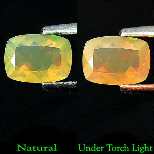 0.52 Ct. Wonderful Natural Opal Multi Color Cushion Shape Unheated