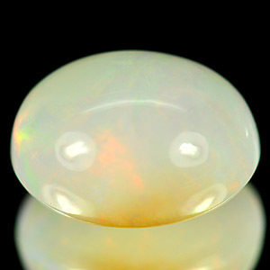 4.56 Ct. Oval Cabochon Natural Multi - Color Play Of Colour Opal Unheated