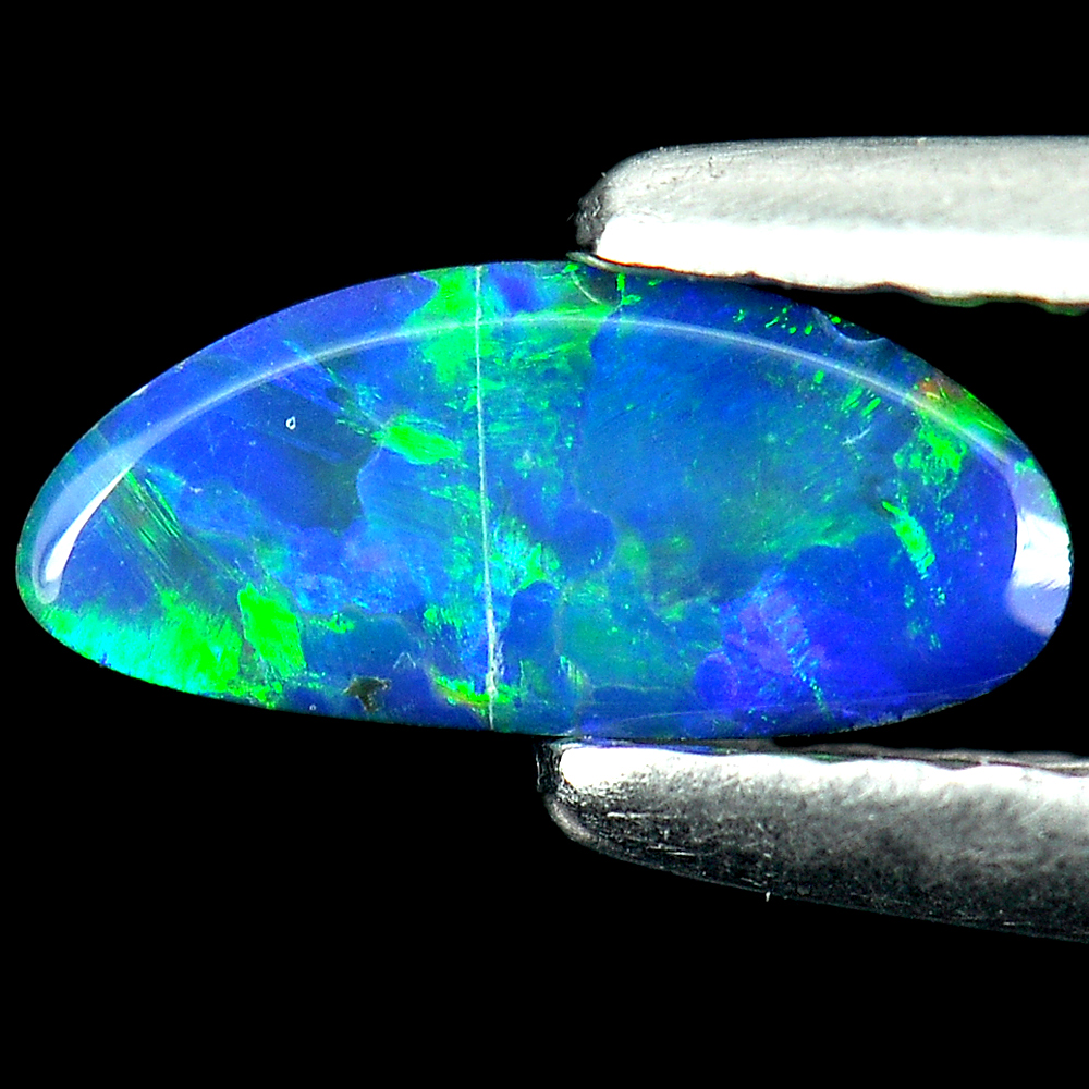 0.26 Ct. Colorful Natural Multi Color Doublet Opal Gemstone