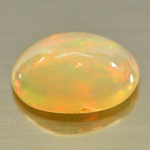 0.48 Ct. Alluring Natural Gem Play Of Colour Multi Color Opal Oval Cabochon