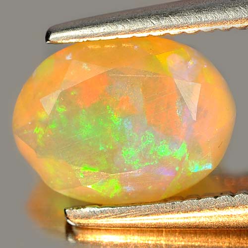 0.58 Ct. Charming Gem Oval Shape Natural Multi Color Play Of Colour Opal